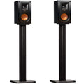 ECHOGEAR Universal Floor Speaker Stands - Vibration-Absorbing MDF Design Works with Klipsch Polk JBL & Other Bookshelf Speakers Or Studio Monitors - Includes Sound Iso Pads & Carpet Spikes