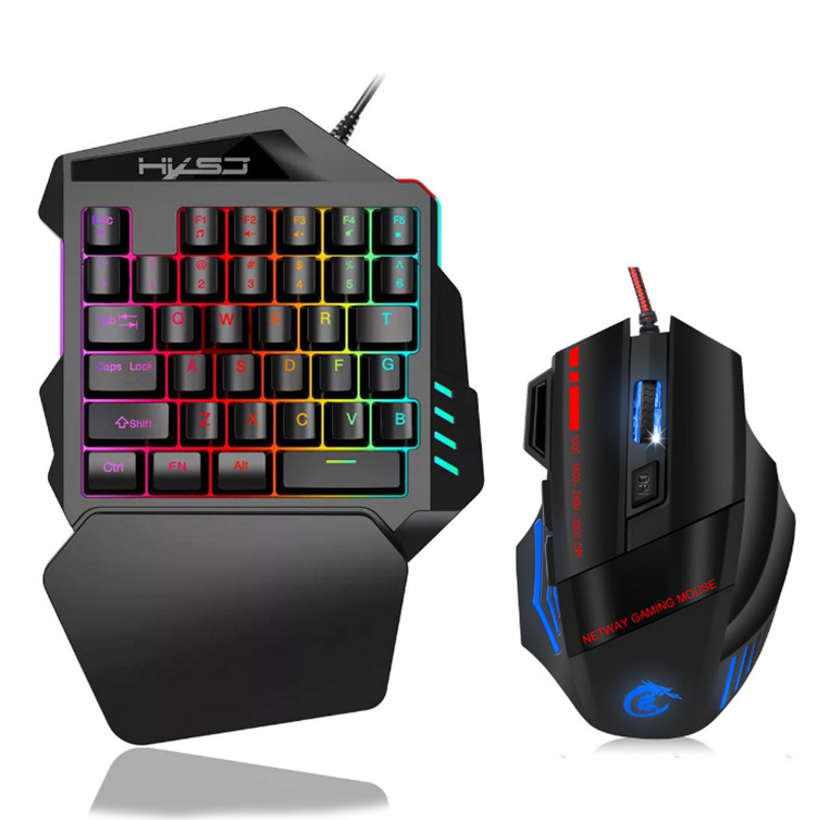 One-Handed Mini Gaming Keyboard