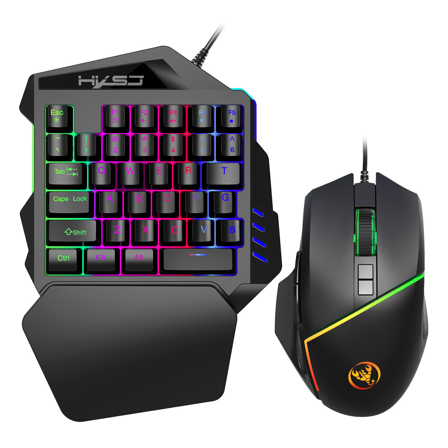 One-Handed Mini Gaming Keyboard