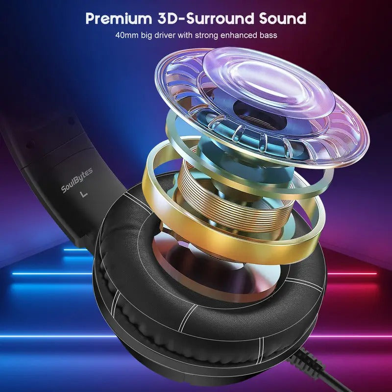 S19 Wired RGB E-sports Gaming Headset